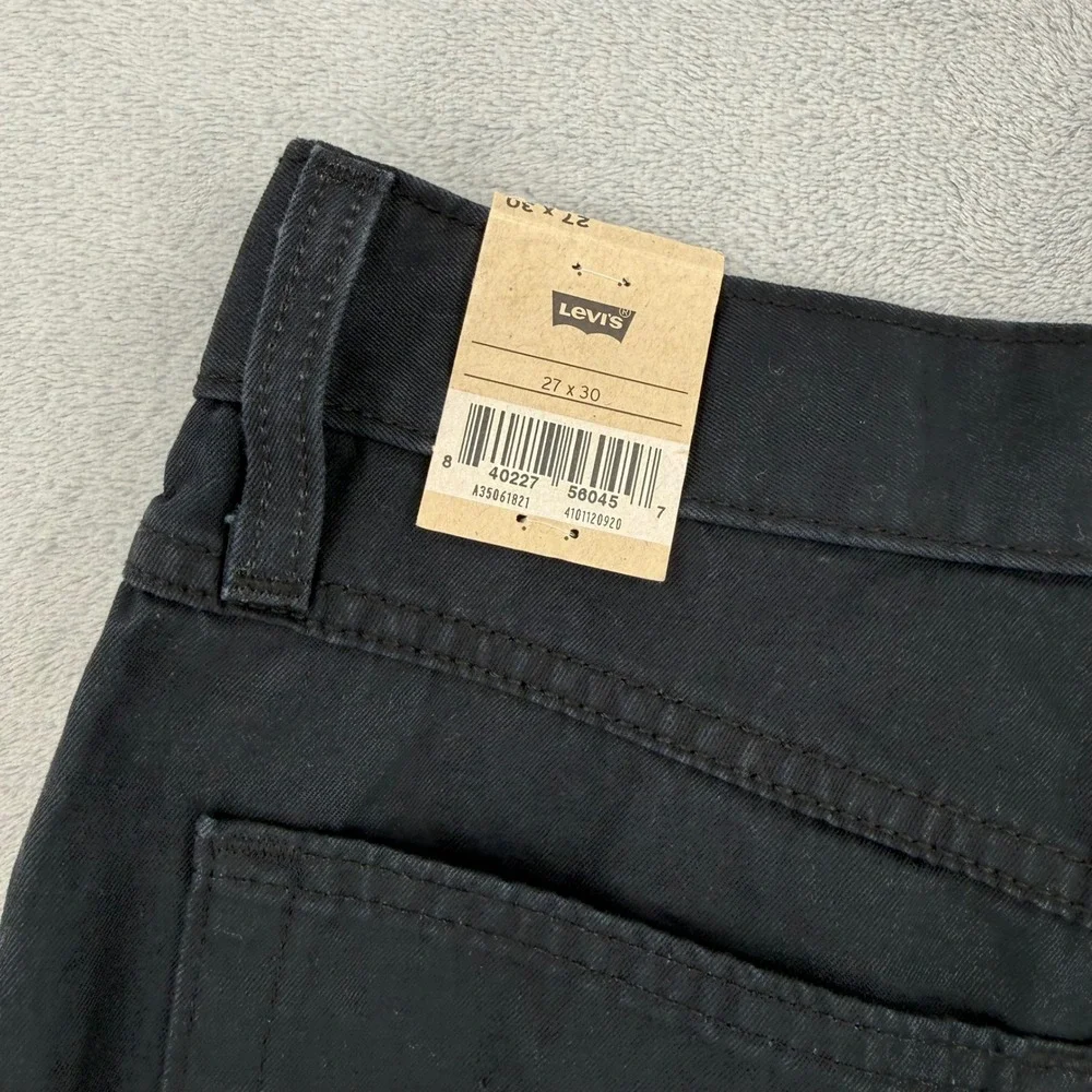 Levis 80s Mom Lightweight Jeans Womens W 27 L 30 High Rise Tapered Leg Black